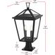 Frankford 2 Light 24 inch Black Outdoor Post Light