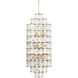 Cubic 14 Light 18.5 inch Calypso Gold Foyer Pendant Ceiling Light