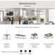 Briarwood 5 Light 38 inch Galvanized Linear Chandelier Ceiling Light