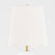 Roshani 24 inch 60.00 watt Aged Brass/Ceramic Raw Matte White Table Lamp Portable Light