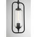Holton 1 Light 6.5 inch Matte Black Mini-Pendant Ceiling Light
