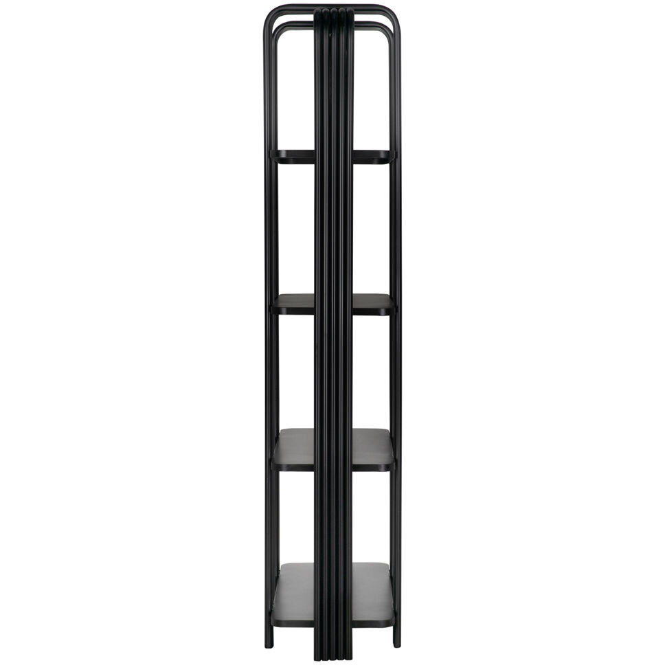 Giza Matte Black Bookcase