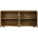 Stevenson Natural Mindi Wood 4 Door Cabinet