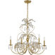 Sadie 6 Light 29 inch Antique Gold Chandelier Ceiling Light