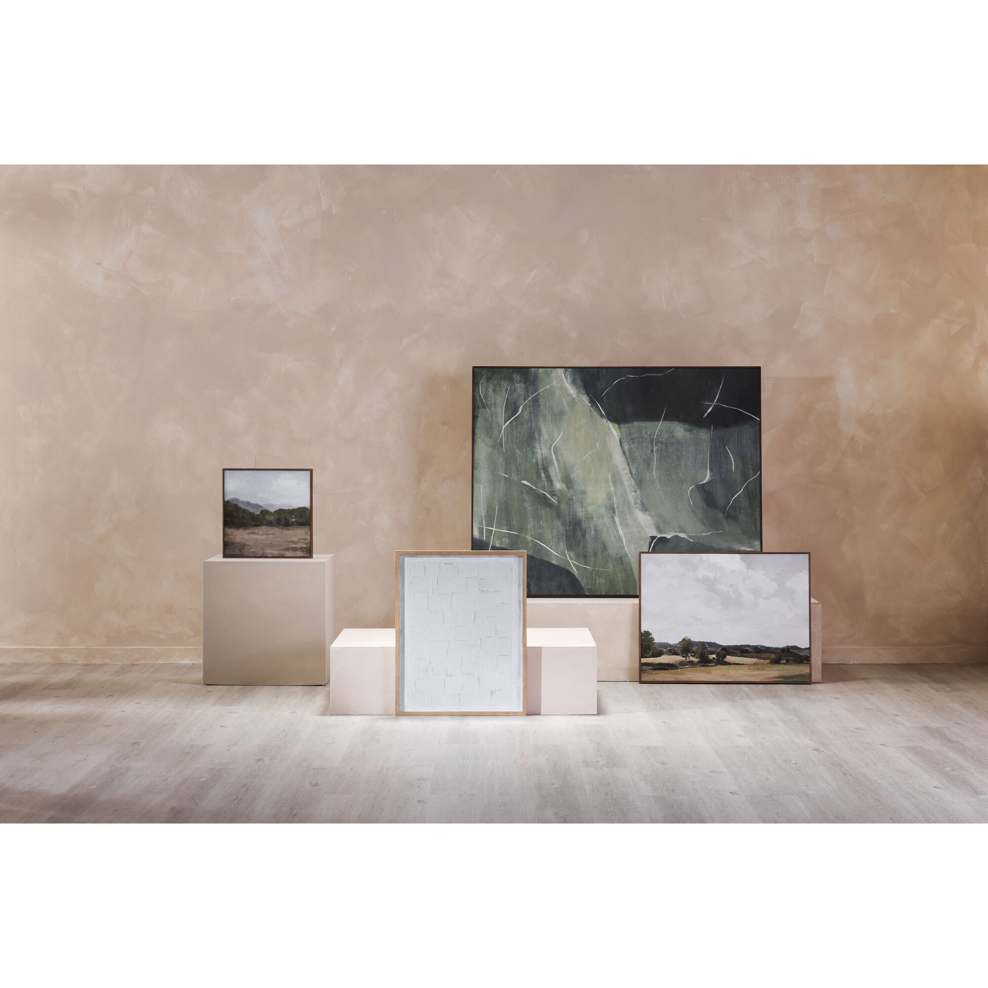 Fair 18 X 18 inch Painting, Woodlands