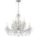 Maria Theresa 12 Light 29 inch Polished Chrome Chandelier Ceiling Light in Clear Hand Cut