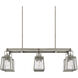Kenner 6 Light 39.5 inch Antique Nickel Island Ceiling Light