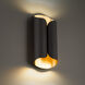 Opus LED 3.5 inch Bronze and Gold Leaf ADA Wall Sconce Wall Light