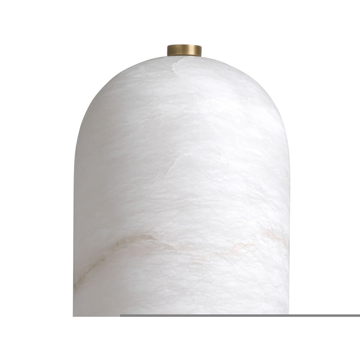 Kayla 24.21 inch 8 watt Antique Brass with Alabaster Table Lamp Portable Light