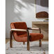 Magnus Burnt Orange / Metallic - Brass Accent Chairs
