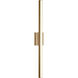 Marque LED 36 inch Satin Brass Vanity Light Wall Light