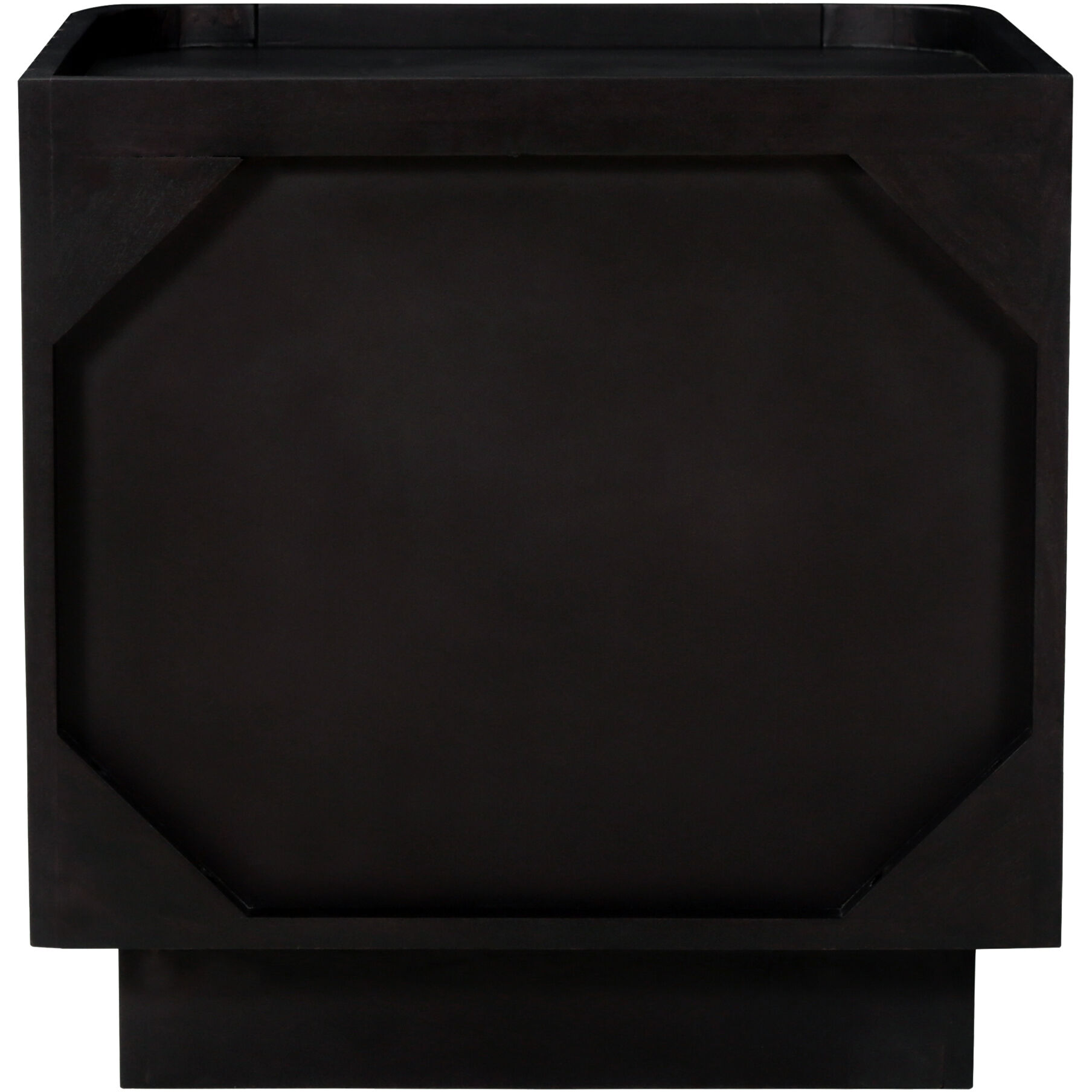 Povera 20 X 20 inch Black Nightstand