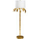 Bradshaw Orrell 67 inch 100.00 watt Antique Gold Leaf Floor Lamp Portable Light