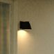 Evans LED 5.5 inch Textured Black Outdoor Wall Sconce
