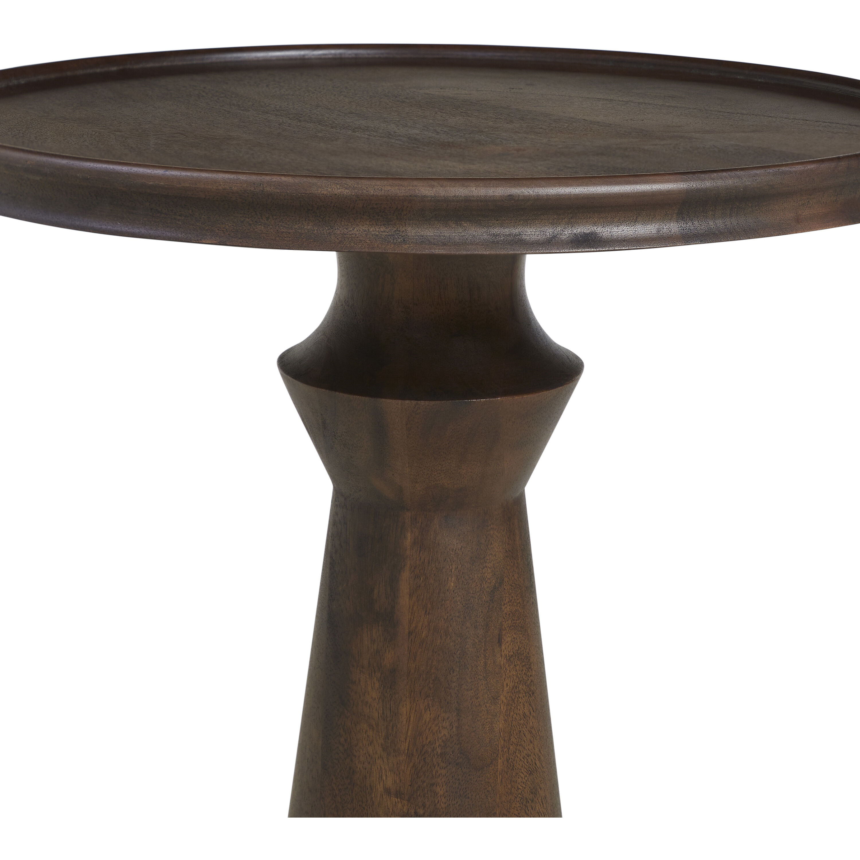 Rospo 22 X 18 inch Walnut Side Table