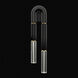 Antonia LED 7 inch Black ADA Sconce Wall Light