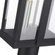 Berksford 2 Light 18.5 inch Black with Brushed Nickel Candles Outdoor Post Top Lantern