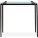 Averona 24.5 X 24 inch Clear Glass and Warm Bronze Accent Table