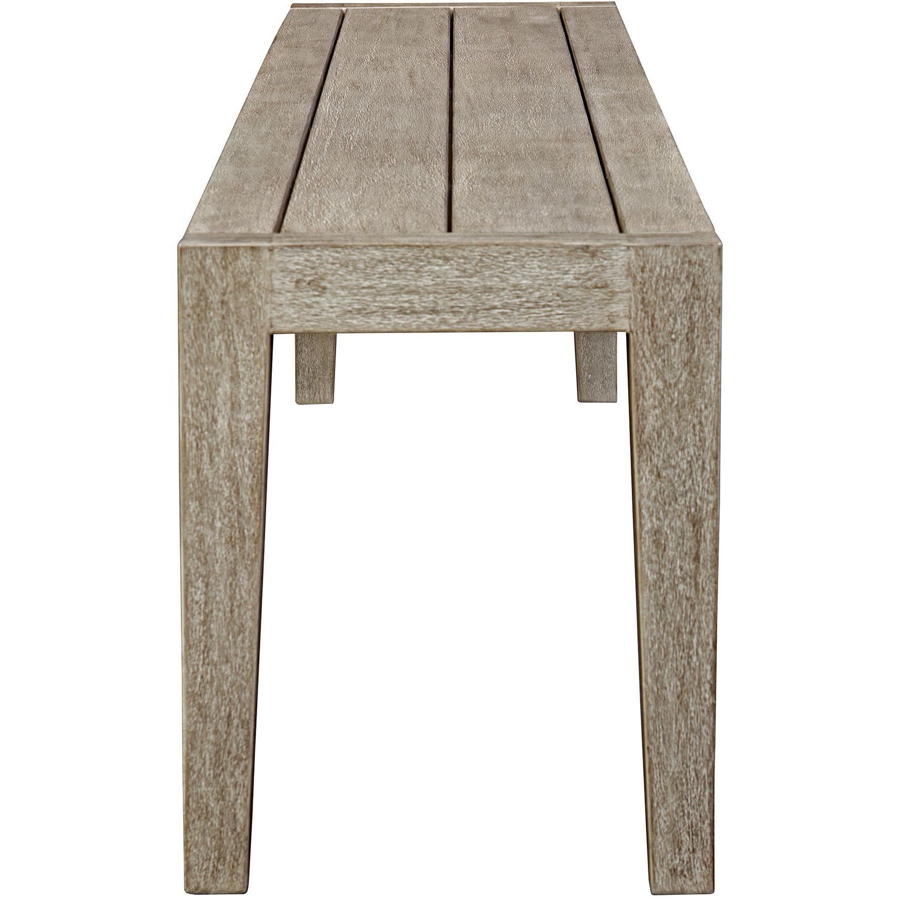 Kirkham Cerused Wheat Outdoor Bench