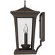 Bromley Outdoor Wall Mount Lantern in Oil Rubbed Bronze, Non-LED, Small