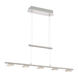 Santiago LED 33.5 inch Nickel-Matte Linear Pendant Ceiling Light