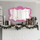 Talida 38 X 27 inch Glossy Hot Pink Wall Mirror 