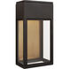 Chapman & Myers Irvine LED 13.25 inch Bronze Outdoor Wall Lantern, Small