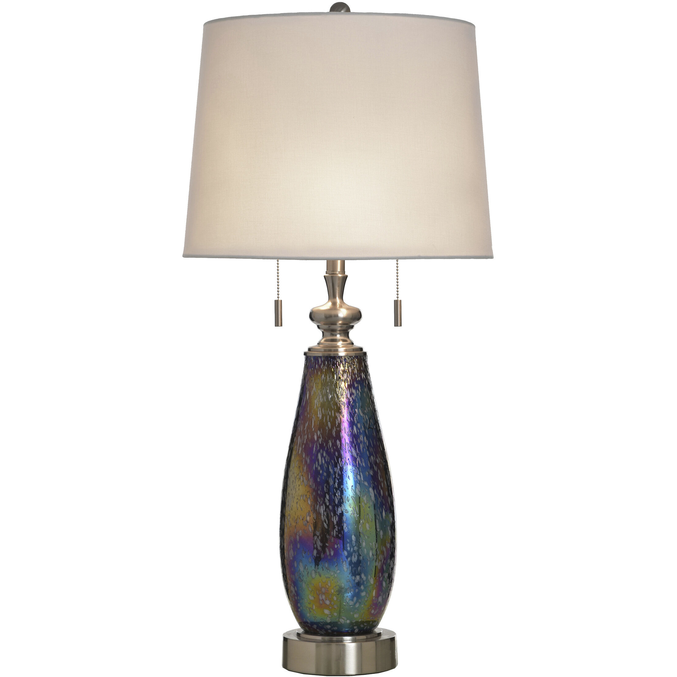 Wellen 34 inch 60 watt Wellen and White Table Lamp Portable Light