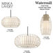 Watermill 3 Light 20 inch Coal Pendant Ceiling Light