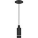 Mick De Giulio Sottile LED Nightshade Black Pendant Ceiling Light, Integrated LED