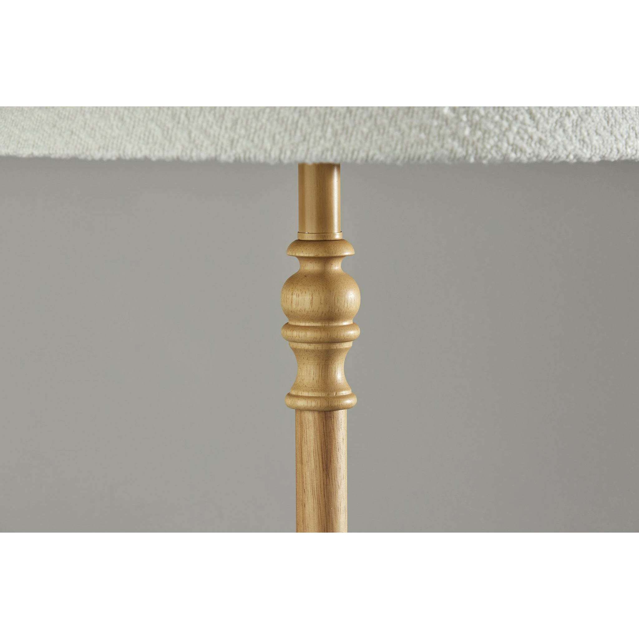 Rigby 59.5 inch 150.00 watt Natural Wood Floor Lamp Portable Light