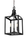 Labette 3 Light 10 inch Black Foyer Pendant Ceiling Light, Small