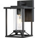 Trescott 1 Light 12 inch Coal Outdoor Wall Mount, Great Outdoors