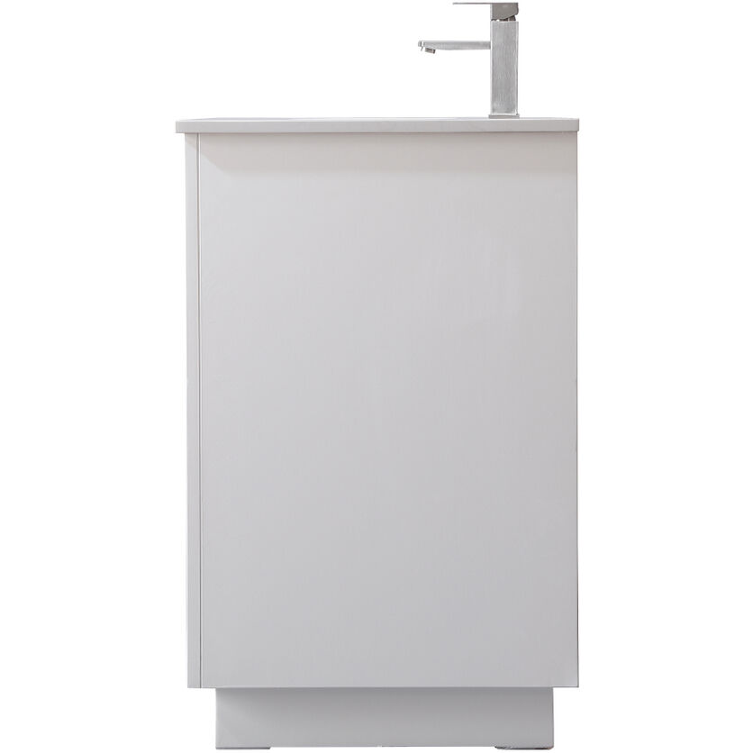 Hayes 60 X 22 X 35 inch White Vanity Sink Set