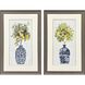 Lemon Tree Pot Blue and Yellow and Green Framed Art, Propac