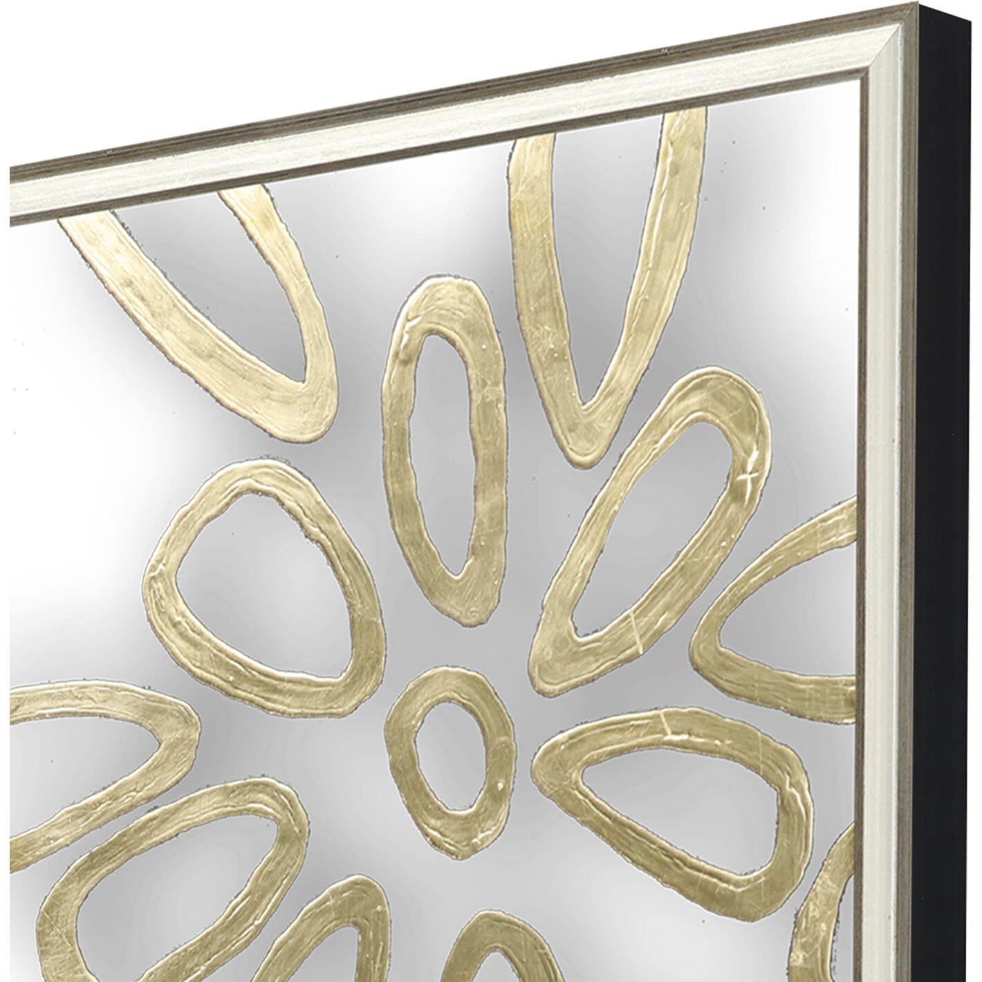 Splash of Gold Metallic Framed Art, The Studio