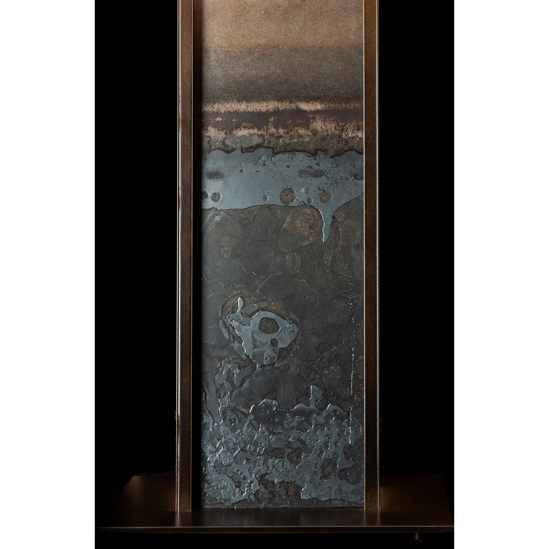 Horizon 29.28 inch 60.00 watt Oil Rubbed Bronze and Clear Steel Table Lamp Portable Light