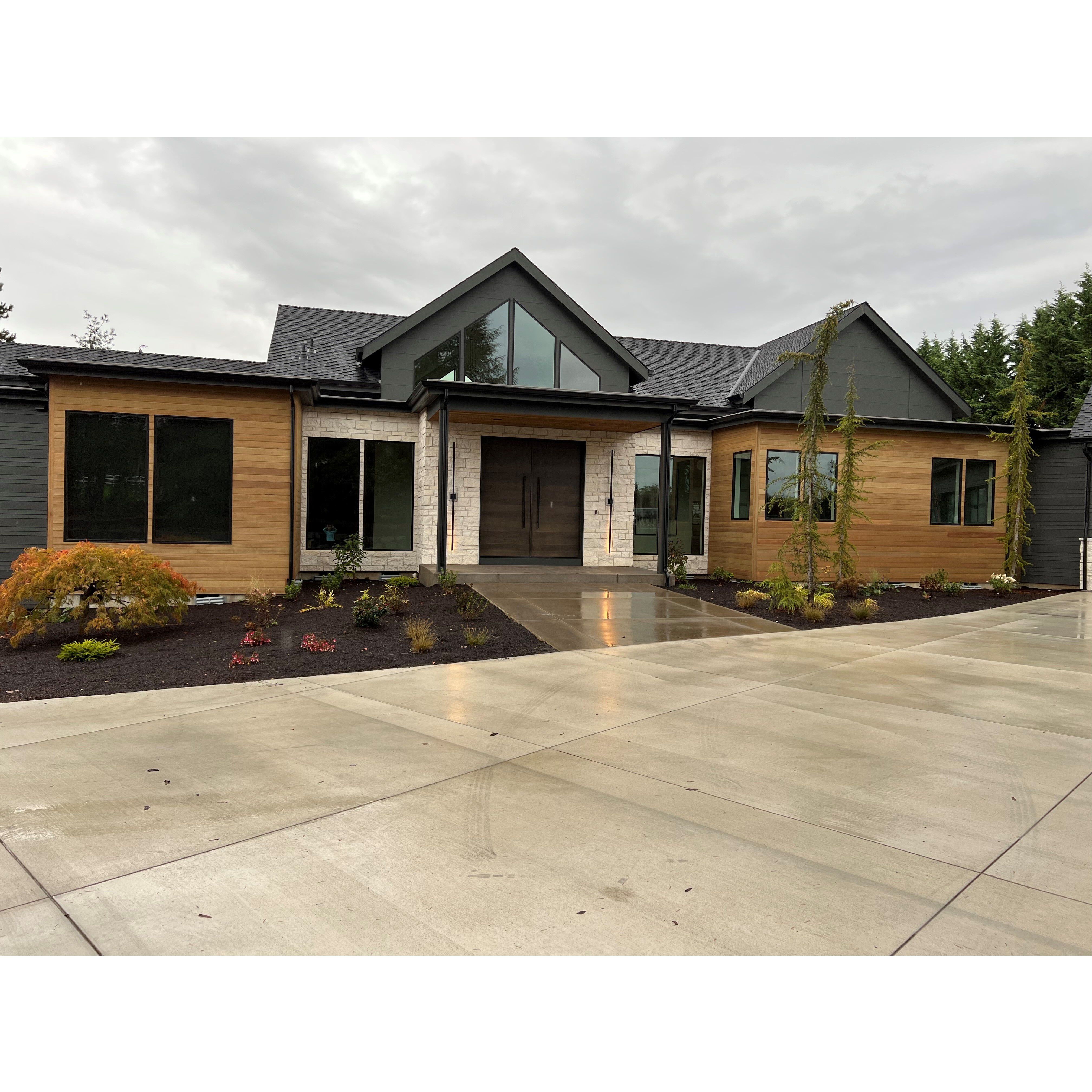 Alumilux Line LED 96 inch Black Outdoor Wall Sconce 