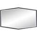Dekland 46.75 X 27.75 inch Black Mirror