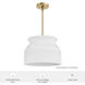 Harlowe 1 Light 14 inch Luxe Gold Pendant Ceiling Light, Medium