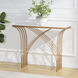 Seraphine 47.2 X 11.8 inch Golden and White Console