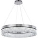 Canada LED 32 inch Chrome Chandelier Ceiling Light