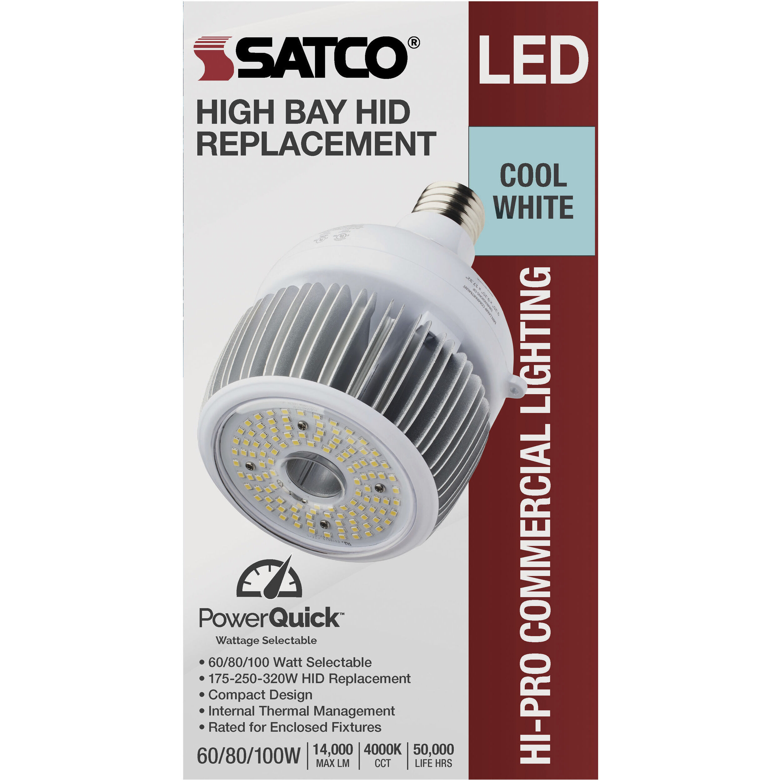 Hi-Pro LED LED Mogul Extended 4000K HID Replacements