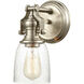 Chadwick Vanity Light Wall Light in Satin Nickel