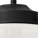 Mira 1 Light Black Cord Pendant Ceiling Light