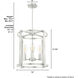 Astwood 4 Light 16 inch Brushed Nickel Chandelier Ceiling Light