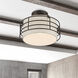 Blanchard 1 Light 12 inch English Bronze Semi Flush Mount Ceiling Light, Medium