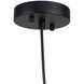 Kali LED 8 inch Black Pendant Ceiling Light