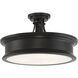 Watkins 3 Light 16 inch Classic Bronze Semi-Flush Ceiling Light, Essentials