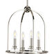 Seneca 4 Light 15 inch Polished Nickel Pendant Ceiling Light